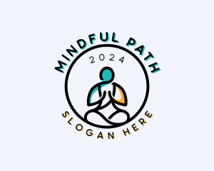 Enlightenment - Human Yoga Wellness logo design