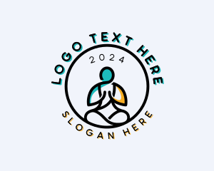 Relaxation - Human Yoga Wellness logo design