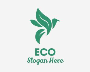 Eco Nature Bird  Logo
