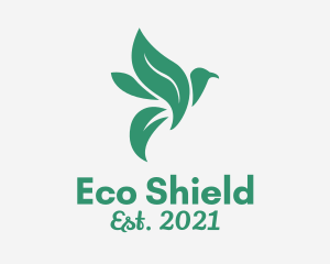 Eco Nature Bird  logo design