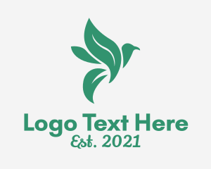 Environment - Eco Nature Bird logo design