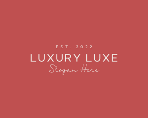 Generic Beauty Wordmark logo design