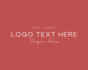 Business - Generic Beauty Wordmark logo design