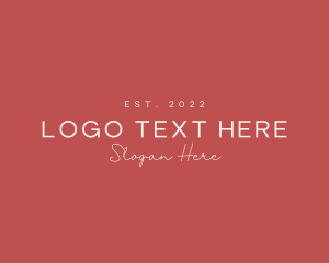 Generic Beauty Wordmark Logo