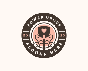 Florist Gardening Shovel Logo