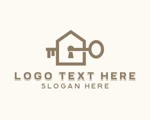 Leasing - Key Realty Property logo design
