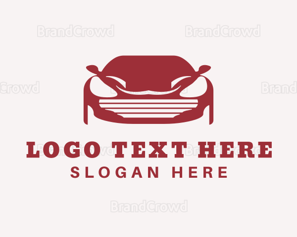 Auto Racing Car Logo