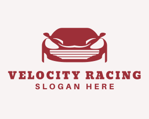 Auto Racing Car logo design