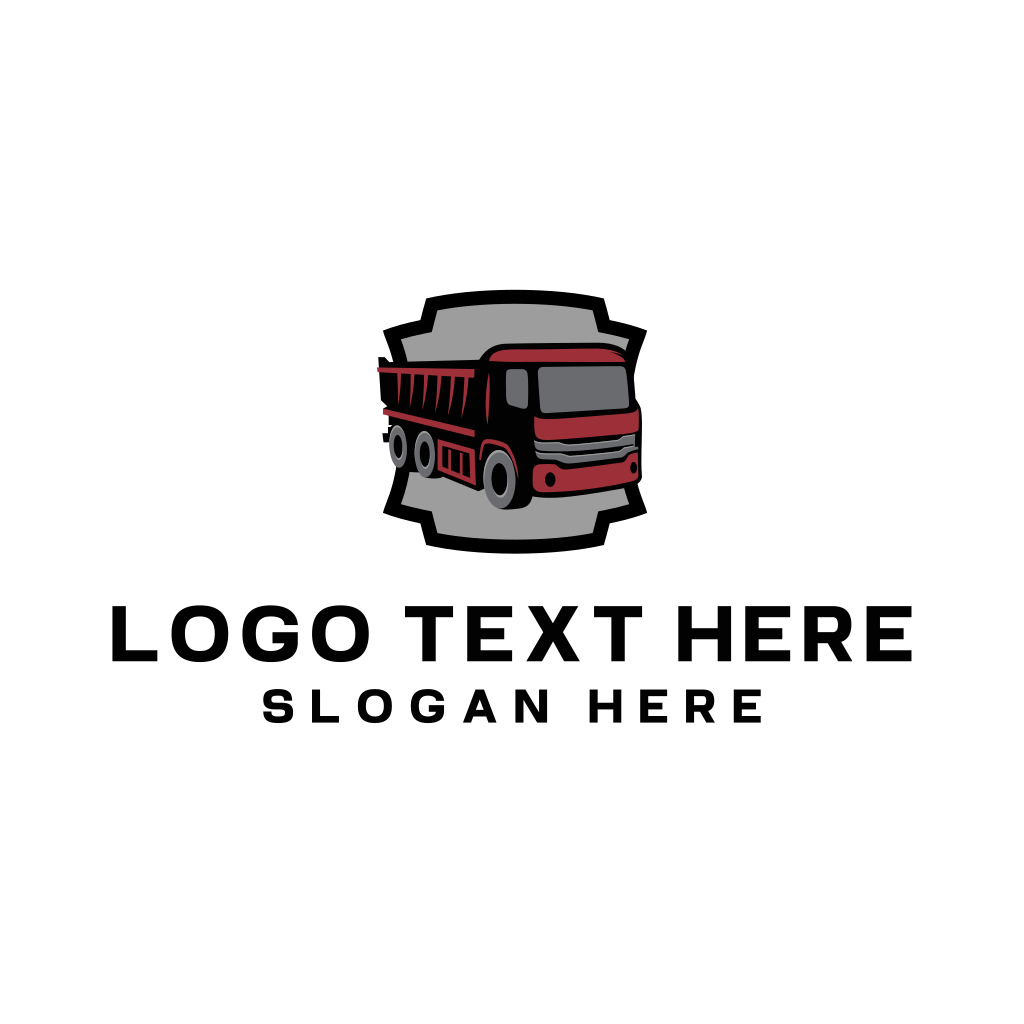 Dump Truck Shield Waste Management Logo | BrandCrowd Logo Maker