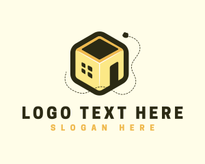 Home Insurance - Bee Hive Realtor logo design