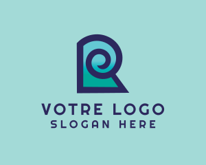 Modern Brand Letter R Logo