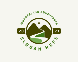 Mountain Adventure Road logo design