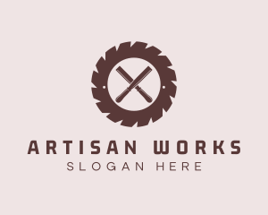 Craftsman - Chisel Round Saw logo design