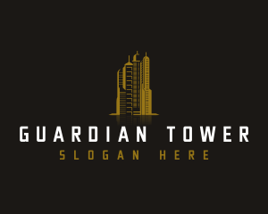 Building Tower Real Estate logo design