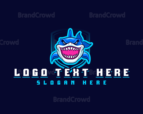 Aquatic Predator Shark Logo