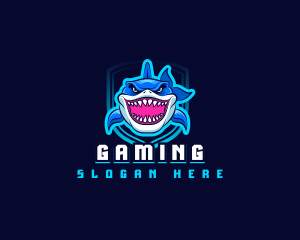 Aquatic Predator Shark Logo