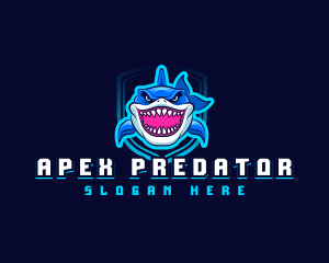 Predator - Aquatic Predator Shark logo design