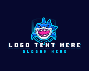 Gaming - Aquatic Predator Shark logo design