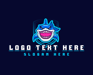 Aquatic Predator Shark Logo