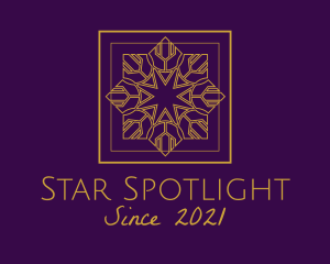 Elegant Star Frame  logo design