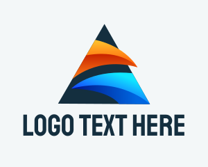 Hydroelectricity - Colorful Generic Triangle logo design