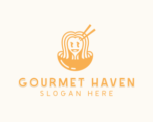 Ramen Noodles Dining logo design