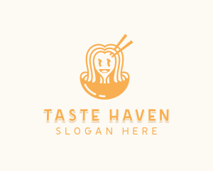 Ramen Noodles Dining logo design