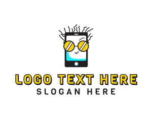 Cellphone - Cool Phone Gadget logo design