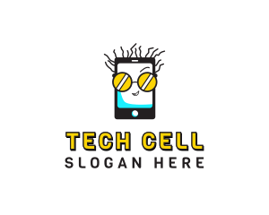 Cellular - Cool Phone Gadget logo design