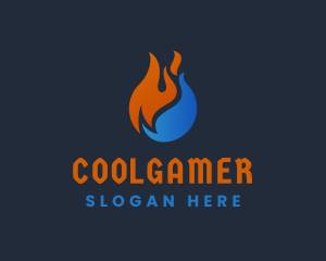 Ice - Flame Snow Temperature Fuel logo design