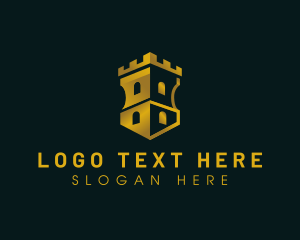 Legion - Shield Castle Fortress logo design