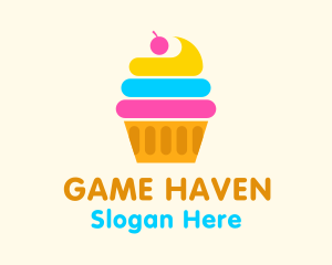Modern Cupcake Pastry Logo