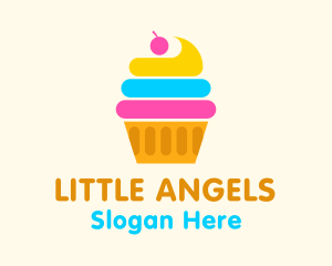 Modern Cupcake Pastry Logo