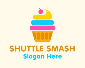 Modern Cupcake Pastry Logo