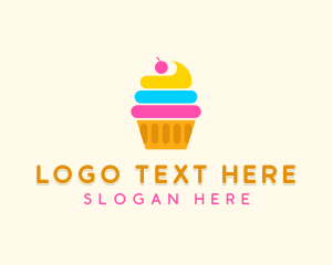 Yummy - Modern Cupcake Pastry logo design