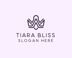 Tiara - Luxury Pageant Tiara logo design