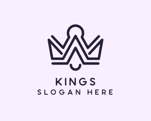 Luxury Pageant Tiara logo design