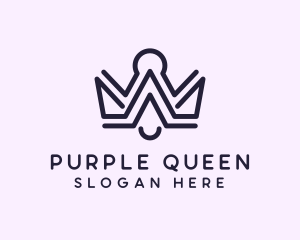 Luxury Pageant Tiara logo design