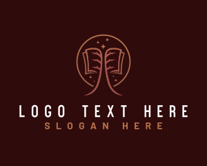 Story - Tree Page Book logo design