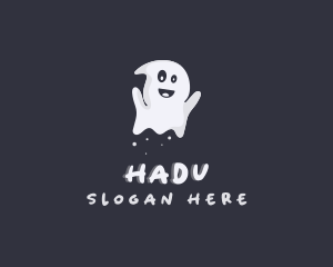 Halloween Spirit Ghost Logo