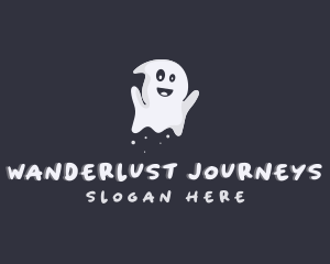 Halloween Spirit Ghost Logo