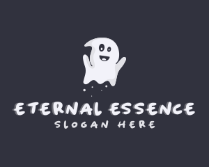 Halloween Spirit Ghost logo design