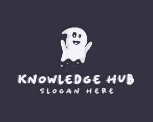 Scary - Halloween Spirit Ghost logo design