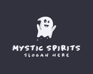 Halloween Spirit Ghost logo design