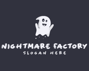 Halloween Spirit Ghost logo design