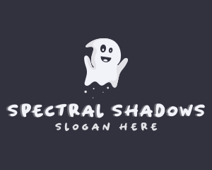 Halloween Spirit Ghost logo design