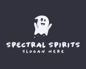 Halloween Spirit Ghost logo design