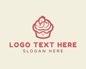Sweets - Cute Pastry Cupcake logo design