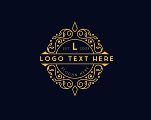 Leaf - Elegant Ornament Business logo design