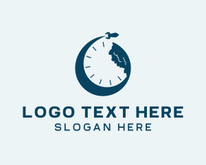 Boost - Space Rocket Time logo design